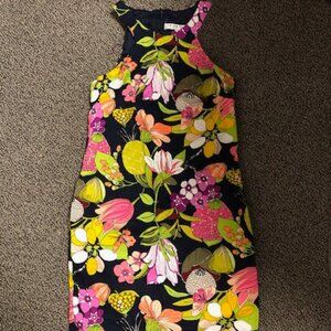 Trina Turk Aptos Floral Dress size 4 sleeveless, lined